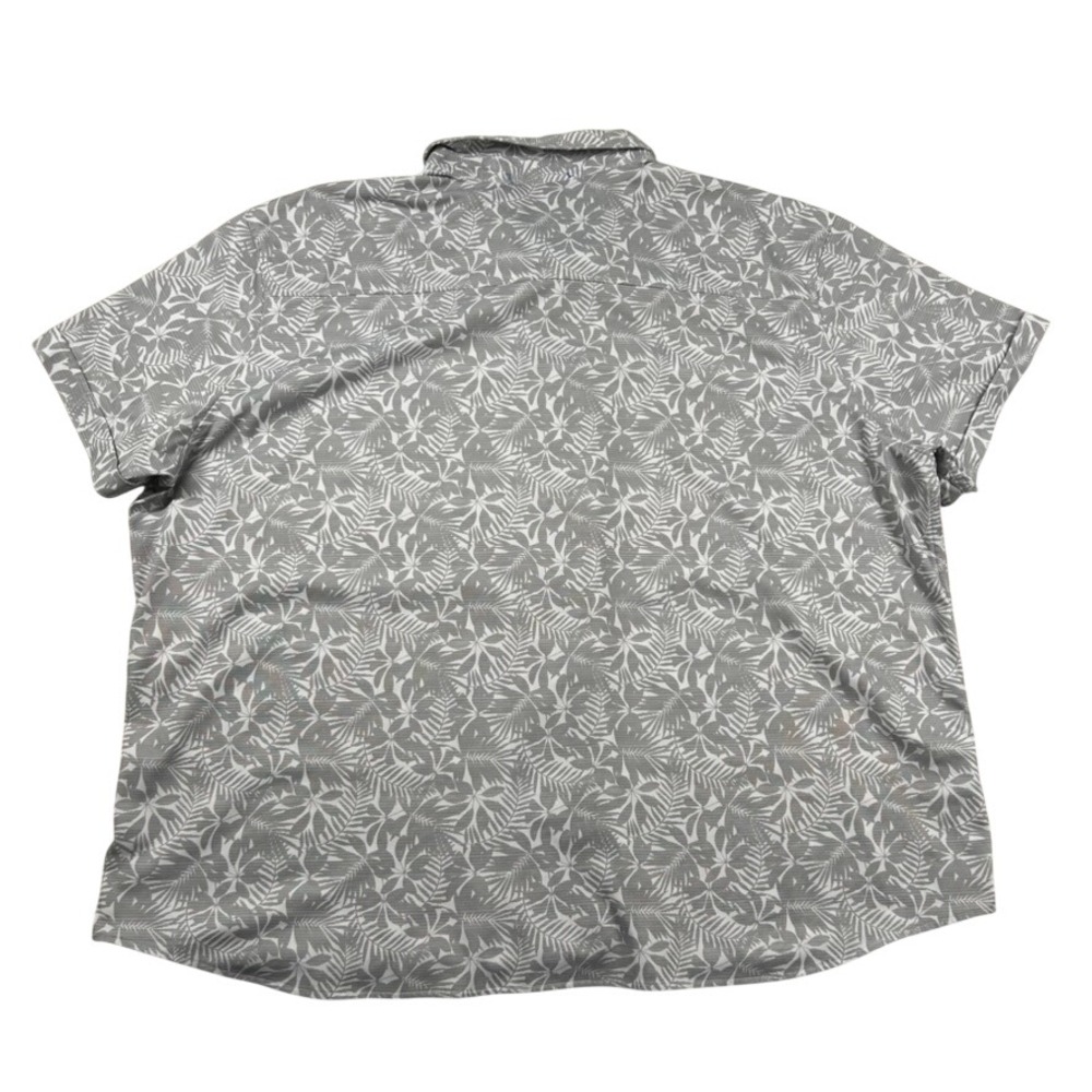 Arctic Cool MagnaReady Shirt Mens 4XL Magnetic Buttons Floral Leaf Hydrofreeze X - Picture 2 of 6